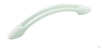 Poignée de meuble allongée 1026 96 Metal White