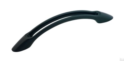 Poignée de meuble allongée 1026 96 Metal Black Matt