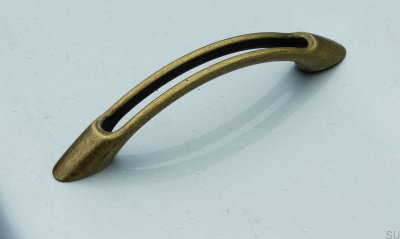Poignée de meuble allongée 1026 96 Antique Gold