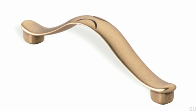 Poignée de meuble allongée 1197 96 Antique Gold