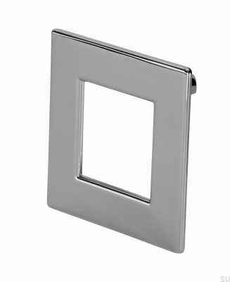 Poignée de meuble carrée 2057 Chrome poli