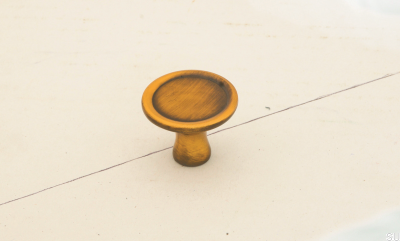 Bouton de meuble 2148 Or antique brossé