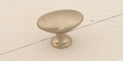 Bouton de meuble 1855 nickel brossé