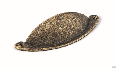 Poignée de meuble Coquillage 1761 64 Bronze Antique