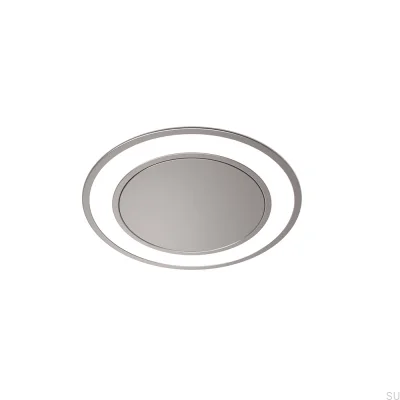 Spot LED avec couvercle Holl D-M Acier brossé