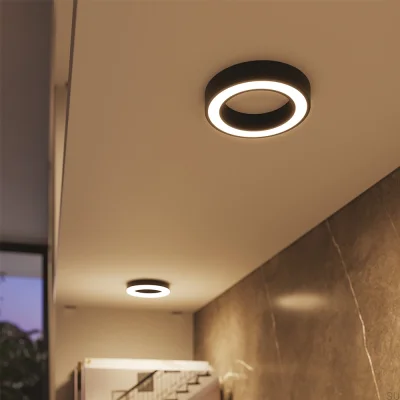 Spot LED Holl D-M Surface Noir Mat