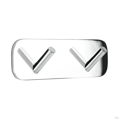 Support mural Solid 2 Chrome poli