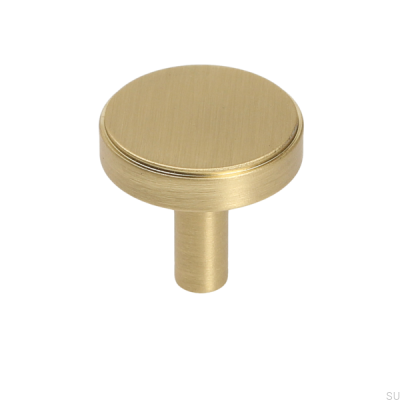Bouton de meuble GU18-G82 or brossé