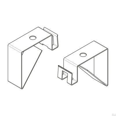 Flexy LED SE H4 Plinth Bracket Bande LED (2 pièces)