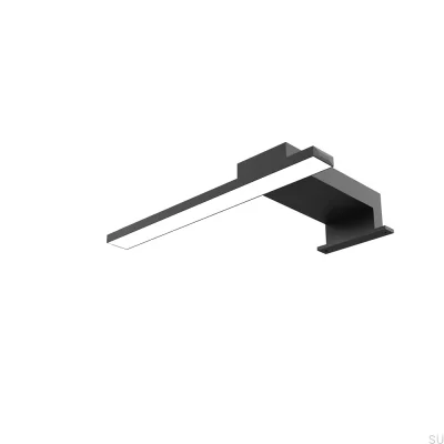 Lampe de salle de bain au-dessus du miroir Applique LED Lady 700 mm Noir