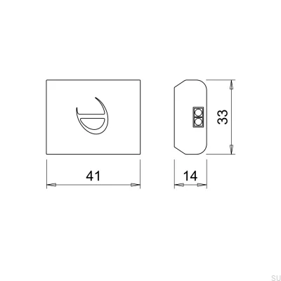 Capteur infrarouge pour éclairage IR-Sensor IR WI-XD X-Driver Aluminium