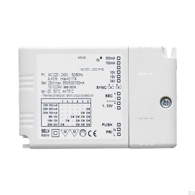 Pilote Drikon 350-700mA/12-24V