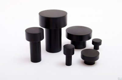 Support mural Dot 55 Aluminium noir