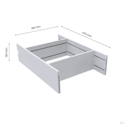 Insert de tiroir Flex 500 (473 mm) Blanc