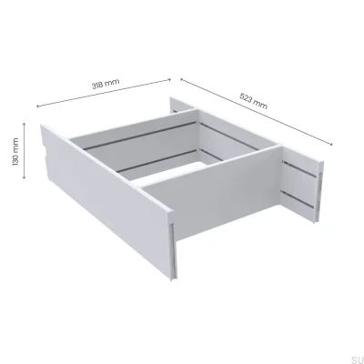 Insert de tiroir Flex 550 (523 mm) Blanc