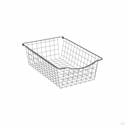 Corbeille fil 150/400 mm Gris foncé