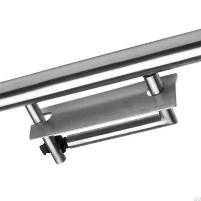 Porte-papier hygiénique pour garde-corps 40133 Acier