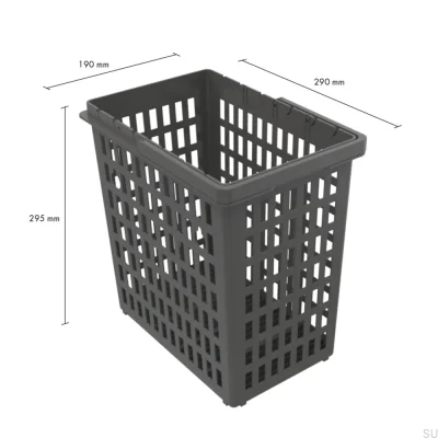 Hero Poubelle Organique Gris Foncé