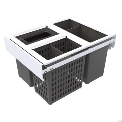 Système de tri des déchets Hide 600 Eco White