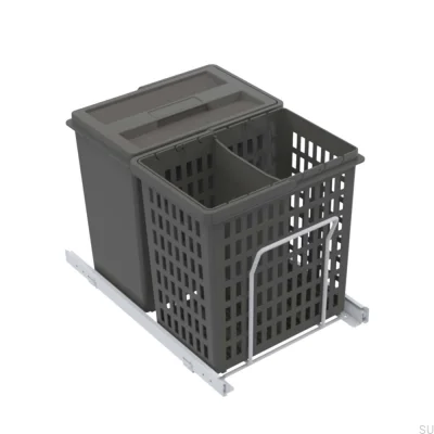 Système de tri des déchets Select Basic Eco Gris foncé