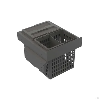 Système de poubelle Select Side 400 Eco Gris foncé