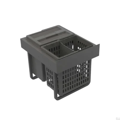 Système de tri des déchets Select Base Eco Gris foncé