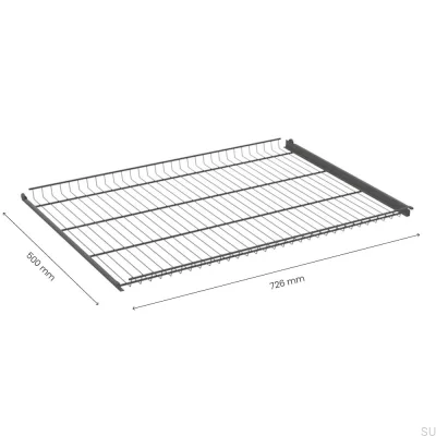 Grille fil 800 mm Gris foncé