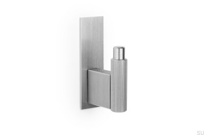 Arpa Plate Aluminium Argent Brossé Eco Support Mural avec Coussin