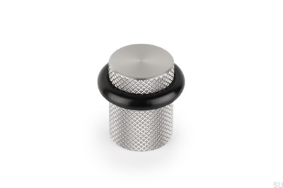 Butée de sol pour portes Graf Aluminium Argent Brossé