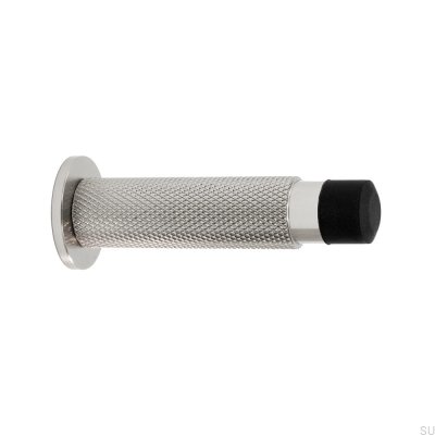 Pied, butée de porte murale Dexter Aluminium Argent
