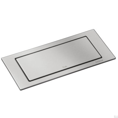 Prise double Backflip avec USB-C Argent