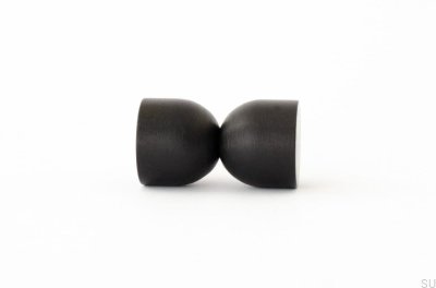 Bouton de meuble Kokeshi 1832 Aluminium Noir