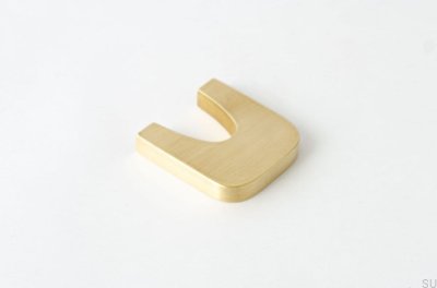 Bouton de meuble Bridge 32 Laiton Brossé Non Peint