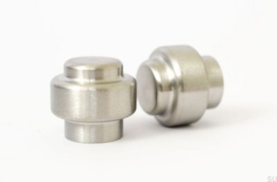 Bouton de meuble Patère murale Hip 30 Acier brossé