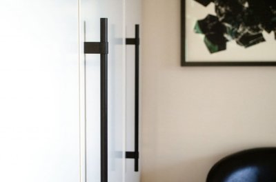 Poignée de meuble longue Line Big 342 Aluminium noir