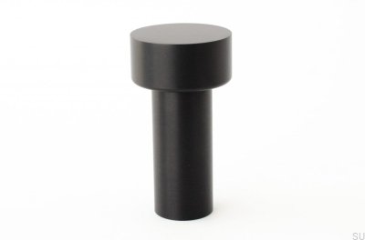 Support mural noir en aluminium Dot 74