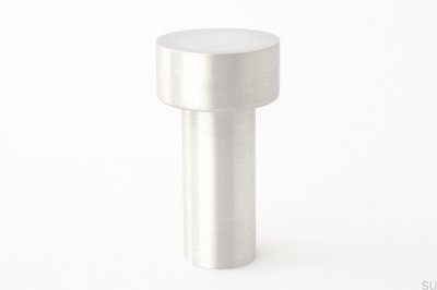 Support mural en aluminium brossé Dot 74