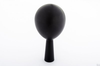 Support mural Drop 56 en aluminium noir