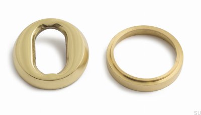 Bague cylindrique universelle en laiton poli, norme scandinave