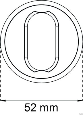 Bague cylindrique universelle en laiton poli, norme scandinave