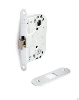 Boîtier de serrure pour porte coulissante 64249 Chrome Standard Scandinave