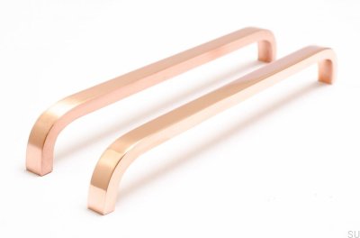 Poignée de meuble élancée Slim 224 Cuivre Brossé Non Peint