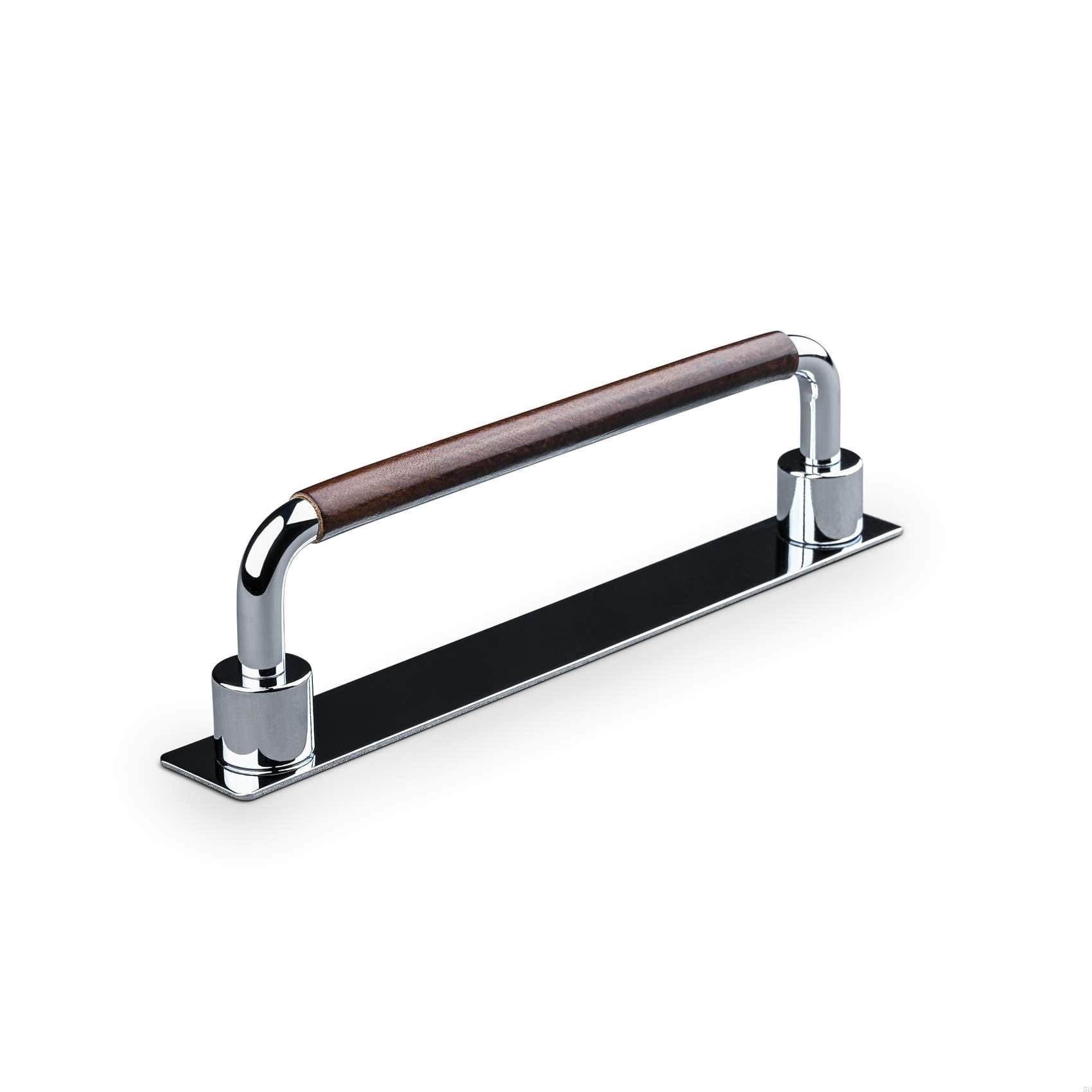 157167SP--Uchwyt-meblowy-podłużny-Asissi-Swept-128-Chrom-Polerowany-z-Brązową-Skórą-Teofils-Skandynawskie-Uchwyty_1