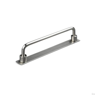 Poignée de meuble longitudinale Limone 160 argent brossé