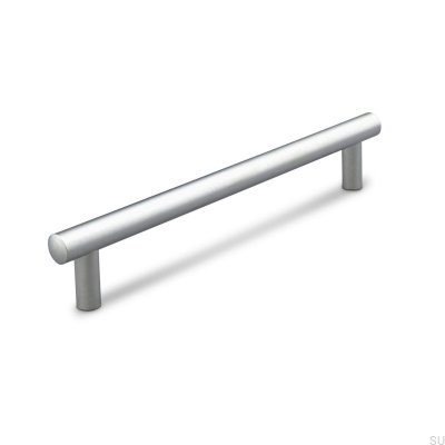 Poignée de meuble oblongue Trento 192, nickel mat