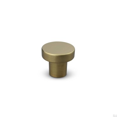 Bouton de meuble Agno 28 Or Brossé