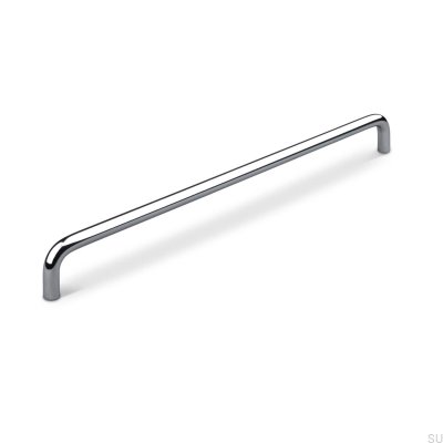 Poignée de meuble longitudinale Barga 320, chrome poli