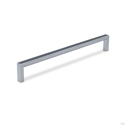 Poignée de meuble oblongue Calabro 192 Argent