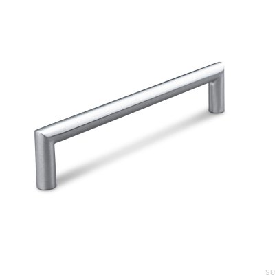 Poignée de meuble longitudinale Fasano 160 argent brossé