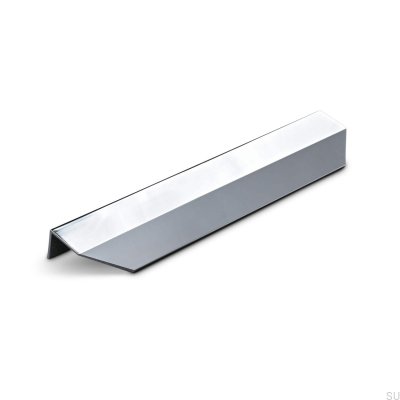 Poignée de meuble Modena 200 edge, chrome poli